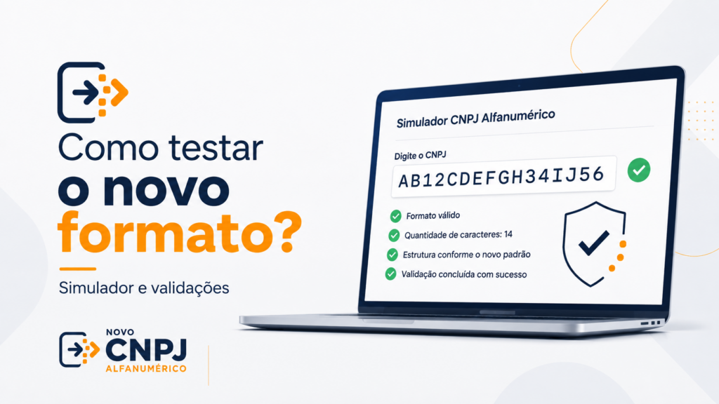 Como testar o novo formato?